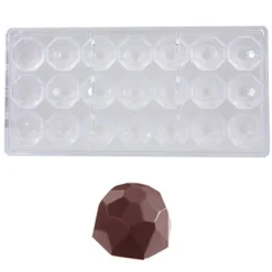 Chocolate World Bonbonvorm Diamant (21x) 31x31x20 mm* Bonbonvormen