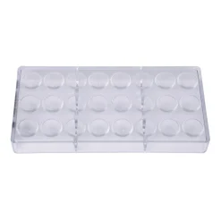 Chocolate World Bonbonvorm Kogel Facet (24x) 26x22mm* Bonbonvormen