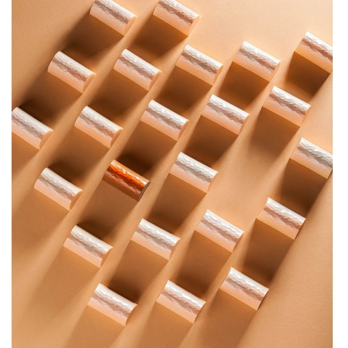 Chocolate World Bonbonvorm Buche Facet (24x) 36x20x15mm* Bonbonvormen