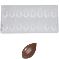Chocolate World Bonbonvorm Quenelle (16x) 45,5x25x12,5 mm* Bonbonvormen