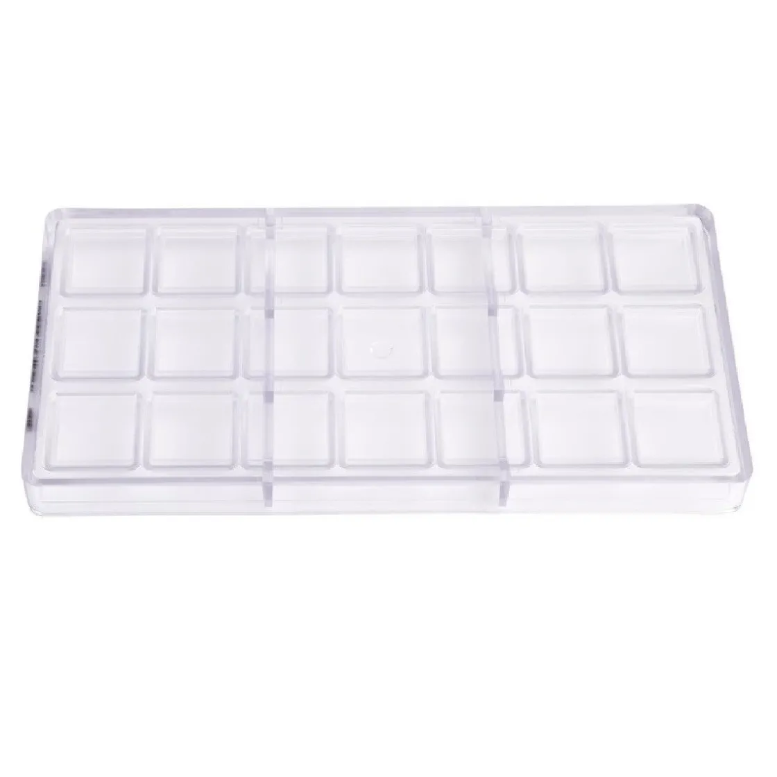 Chocolate World Bonbonvorm Vierkant (21x) 30,5x5,5mm* Bonbonvormen