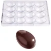 Chocolate World Bonbonvorm Glad Ei (16x) 55x38x19mm* Bonbonvormen