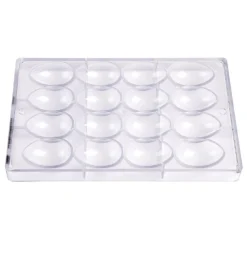 Chocolate World Bonbonvorm Glad Ei (16x) 55x38x19mm* Bonbonvormen