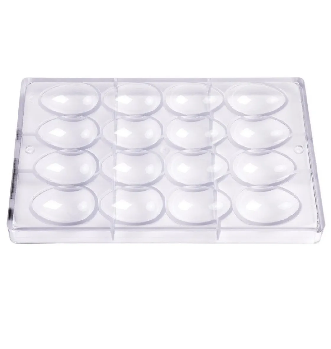 Chocolate World Bonbonvorm Glad Ei (16x) 55x38x19mm* Bonbonvormen