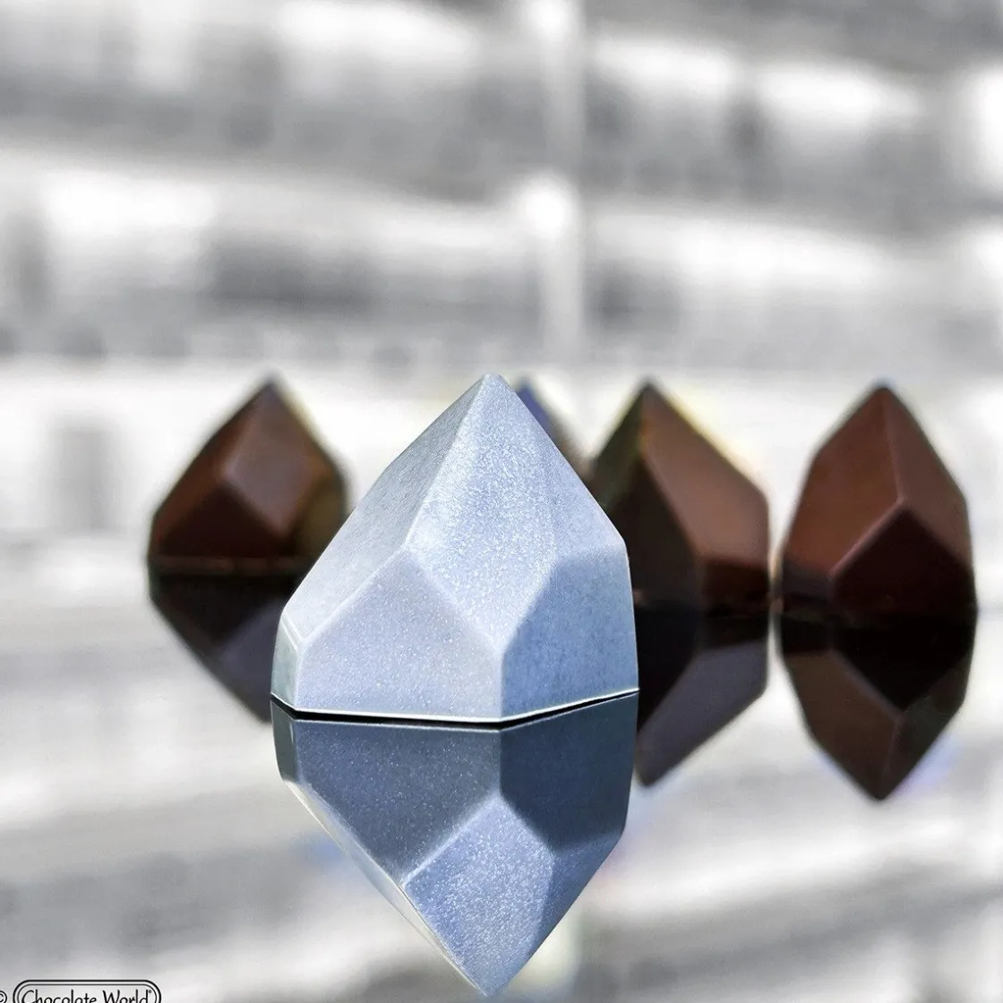 Chocolate World Bonbonvorm The Crystal (21x) 31x26x30mm* Bonbonvormen
