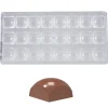 Chocolate World Bonbonvorm CW Square Sphere (24x) 25,5x25,5x15 mm* Bonbonvormen