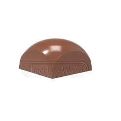 Chocolate World Bonbonvorm CW Square Sphere (24x) 25,5x25,5x15 mm* Bonbonvormen