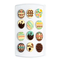 Decora Bonbonvorm Ei (15x) 15x26,8cm incl. Zak en Stickers*** Bonbonvormen