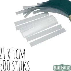 BrandNewCake Acetaatfolie stroken 24x4cm 500 stuks* Foliën|Banket En Dessertvormen
