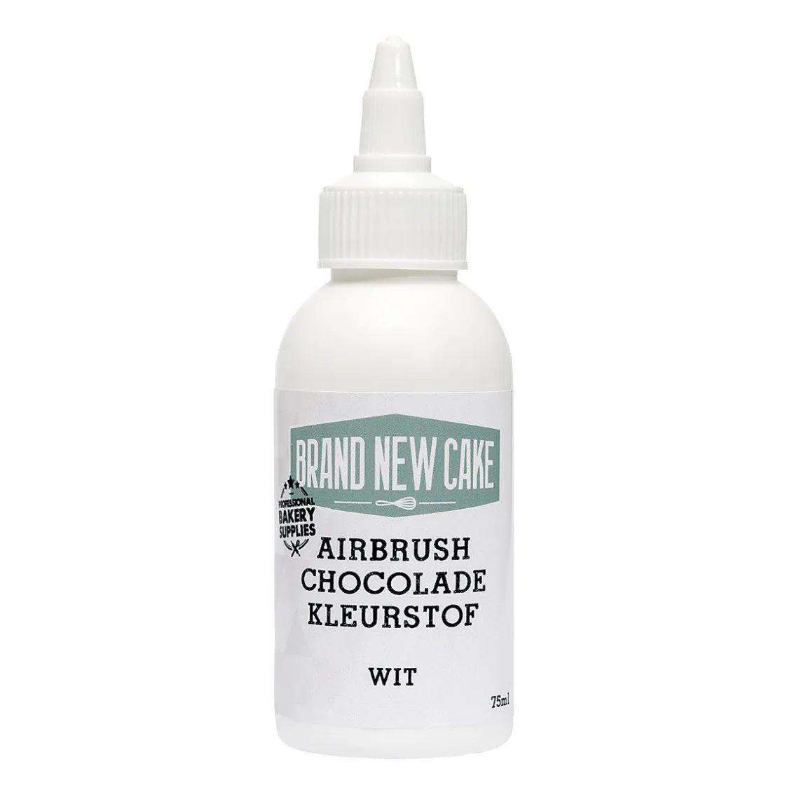 BrandNewCake Airbrush Choco Kleurstof Wit 75ml* Airbrush|Vloeibare Kleurstoffen