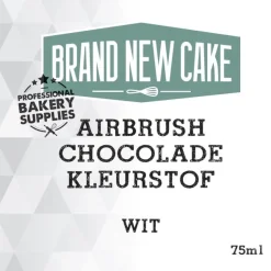 BrandNewCake Airbrush Choco Kleurstof Wit 75ml* Airbrush|Vloeibare Kleurstoffen