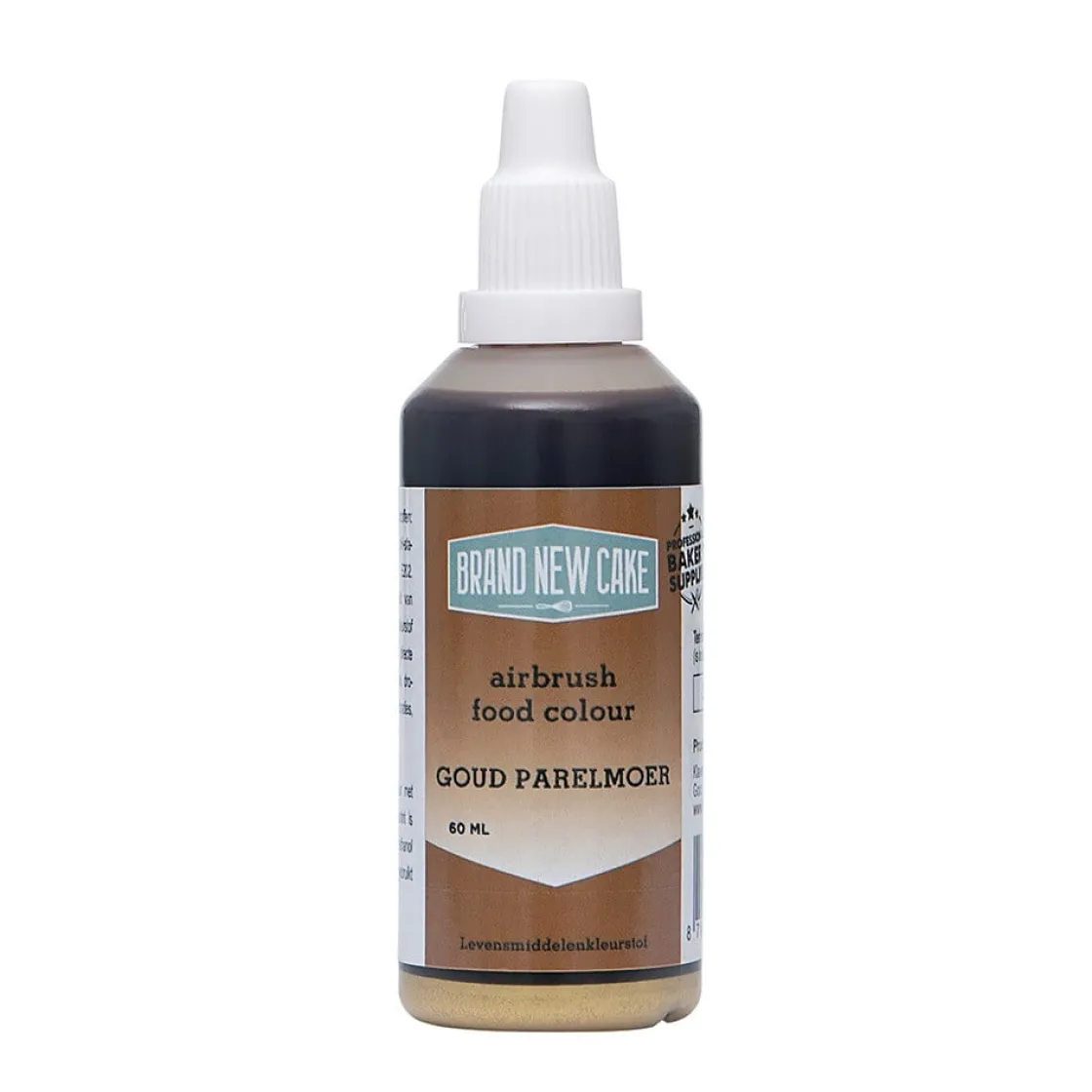 BrandNewCake Airbrush Kleurstof Goud Parelmoer 60ml* Airbrush|Vloeibare Kleurstoffen