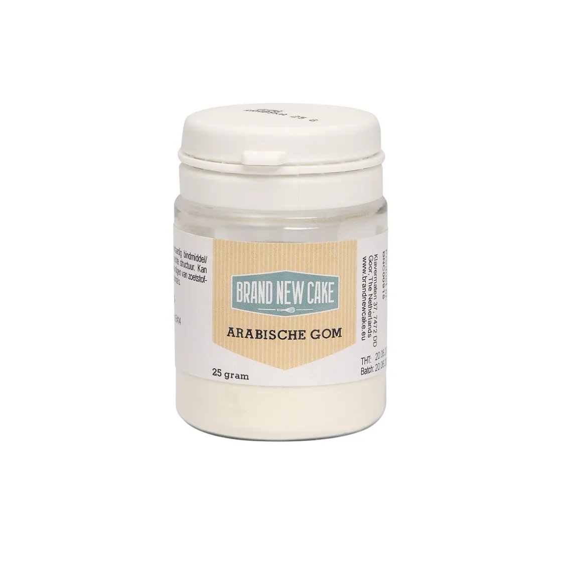 BrandNewCake Arabische Gom 25g* Hulpstoffen