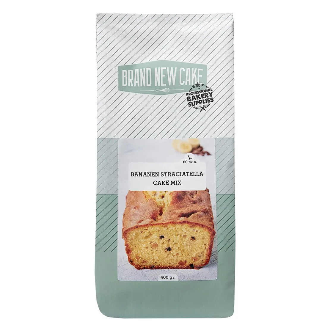 BrandNewCake Bananen-Straciatella cake-mix 400g* Banketmixen|Bekijk Alle Mixen