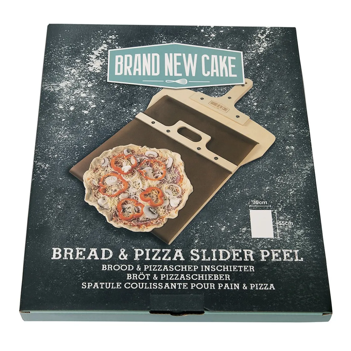 BrandNewCake Brood / Pizzaschep inschieter 55x30cm* Schieters