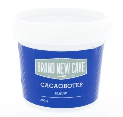 BrandNewCake Cacaoboter gekleurd Blauw 200g* Chocolade Kleurstoffen|Chocolade Kleurstoffen