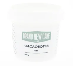 BrandNewCake Cacaoboter gekleurd Wit 200g* Chocolade Kleurstoffen|Chocolade Kleurstoffen