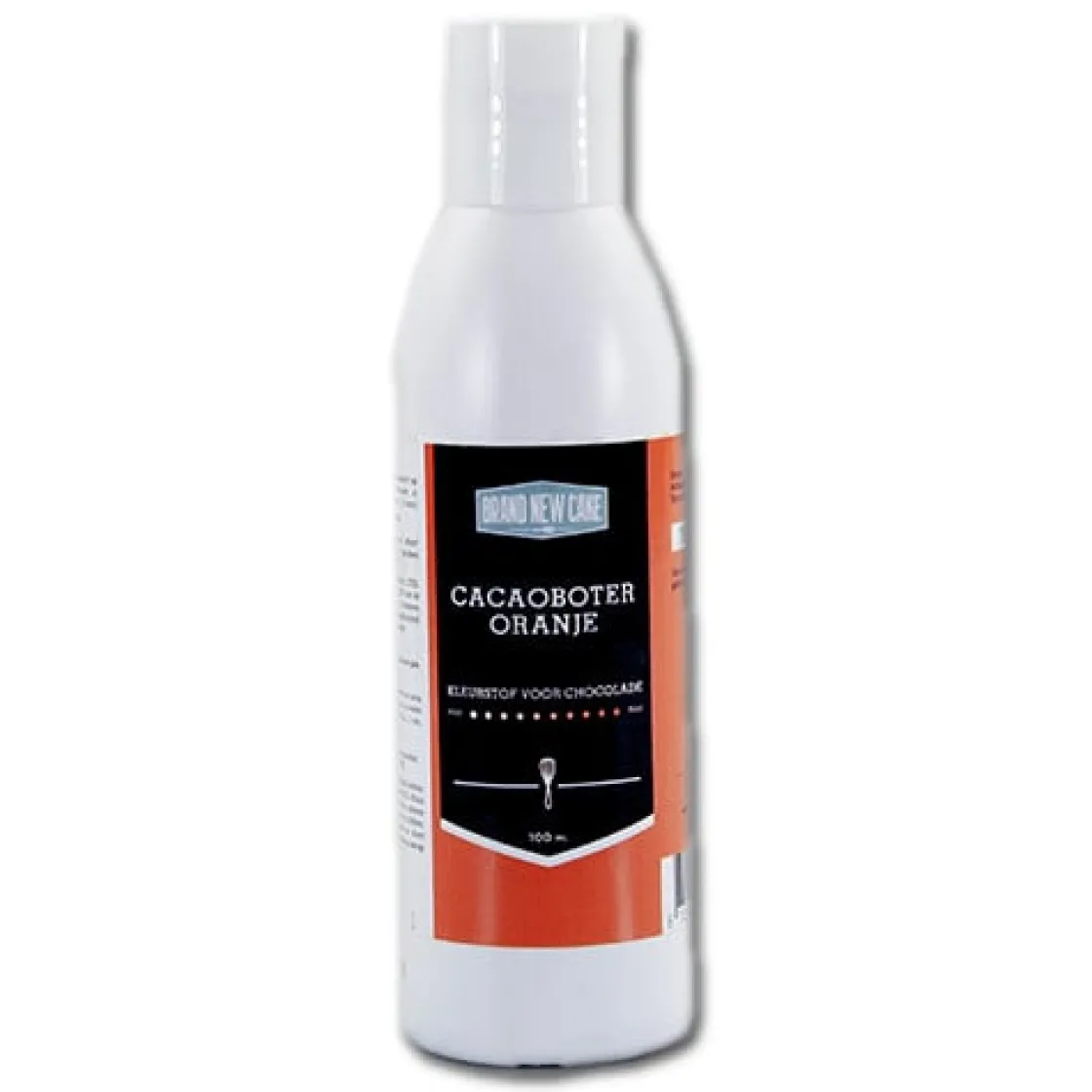 BrandNewCake Cacaoboter Gekleurd Oranje 100ml* Chocolade Kleurstoffen|Chocolade Kleurstoffen