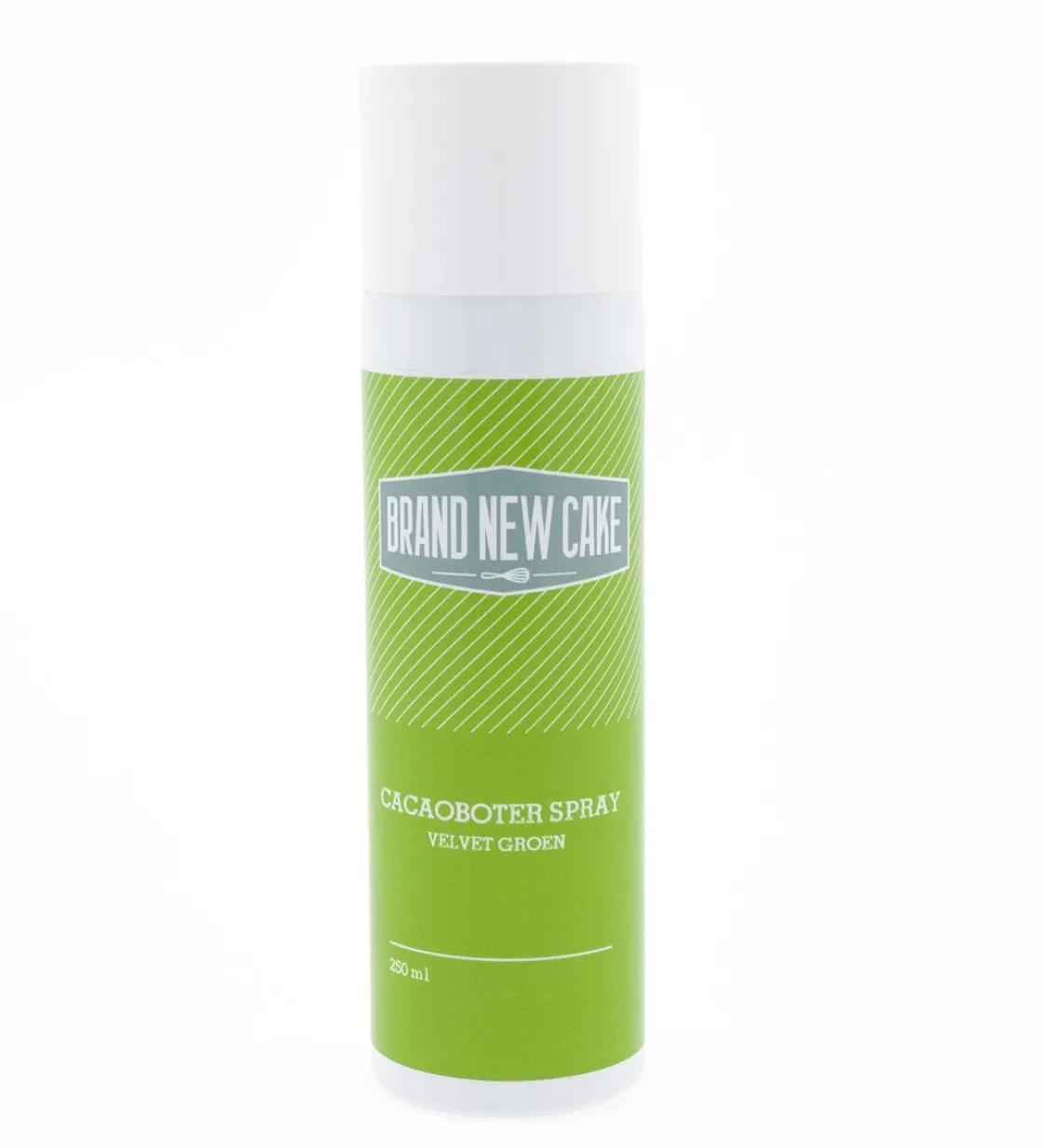 BrandNewCake Cacaoboter spray Velvet Groen 250ml* Spray Kleurstoffen