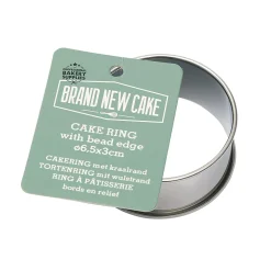 BrandNewCake Cakering met Kraalrand Ø6,5x3cm* Dessertringen|Ronde Bakvormen