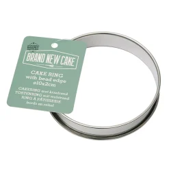 BrandNewCake Cakering met Kraalrand Ø10x2cm* Dessertringen|Ronde Bakvormen