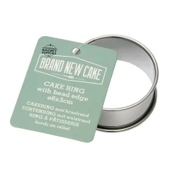 BrandNewCake Cakering met Kraalrand Ø6x3cm* Dessertringen|Ronde Bakvormen