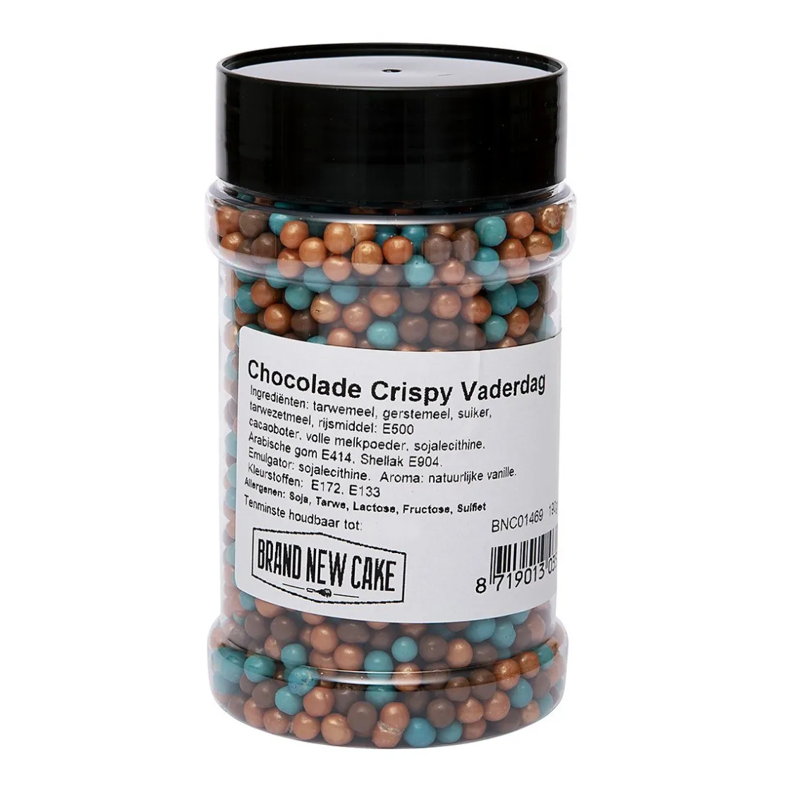 BrandNewCake Chocolade Crispy Parels Vaderdag 190g* Chocolade Decoraties|Ijsdips