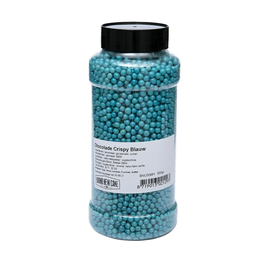 BrandNewCake Chocolade Crispy Parels Blauw 600g*** Chocolade Decoraties|Ijsdips