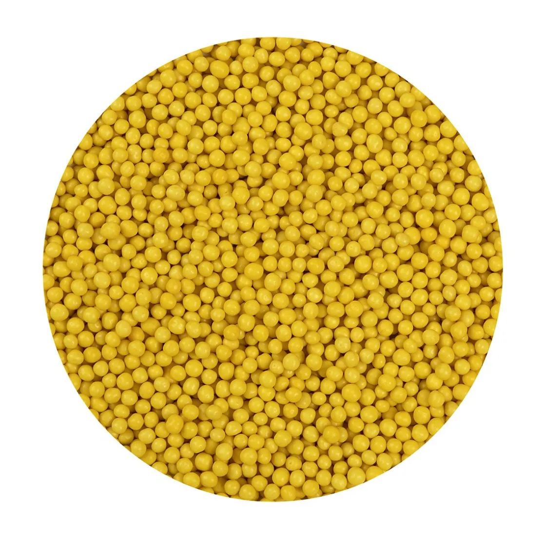 BrandNewCake Chocolade Crispy Parels Geel 600g* Chocolade Decoraties|Ijsdips