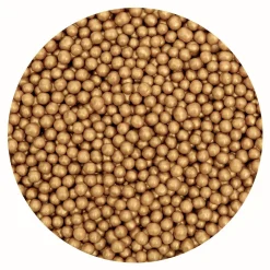 BrandNewCake Chocolade Crispy Parels Goud 600g* Chocolade Decoraties|Ijsdips