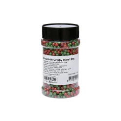 BrandNewCake Chocolade Crispy Parels Kerst Mix 190g* Ijsdips|Eetbare Strooisels