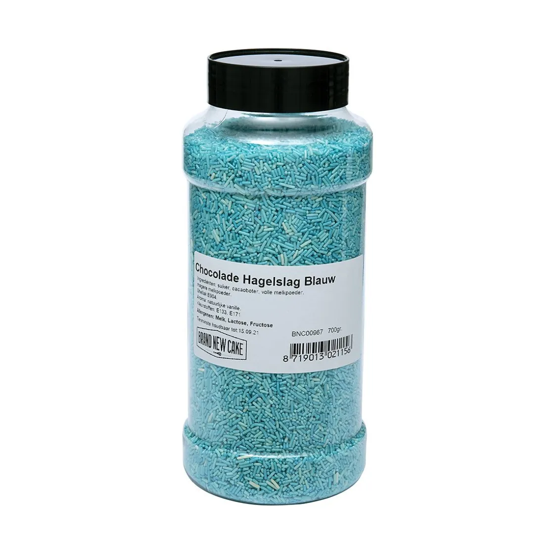 BrandNewCake Chocolade Hagelslag Blauw 700g* Chocolade Decoraties|Ijsdips