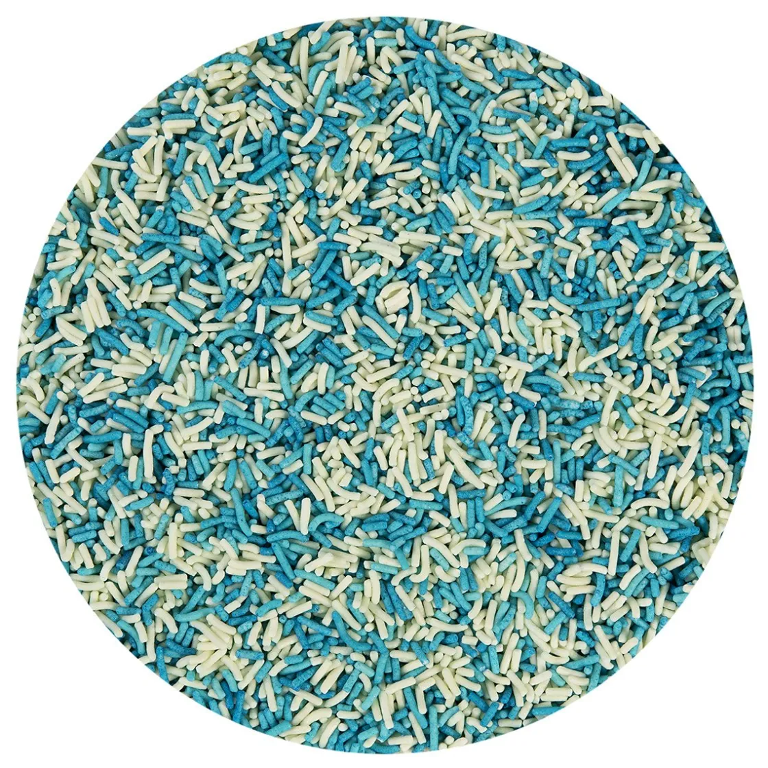 BrandNewCake Chocolade Hagelslag Blauw/Wit 700g* Chocolade Decoraties|Ijsdips