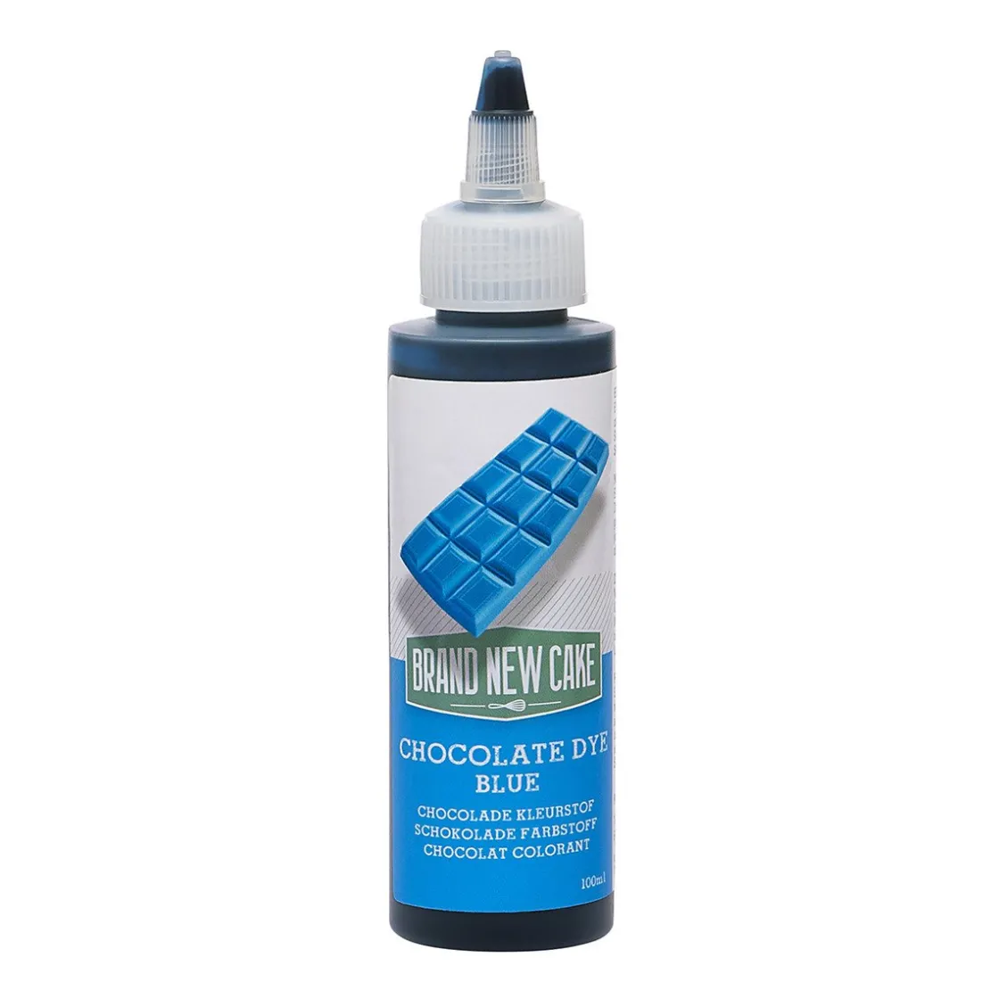 BrandNewCake Chocolade Kleurstof Blauw 100ml*** Chocolade Kleurstoffen|Chocolade Kleurstoffen