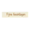 BrandNewCake Chocoladedecoratie Fijne Feestdagen Wit 120st* Chocolade Decoraties|Chocolade Decoraties