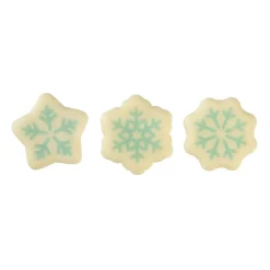 BrandNewCake Chocoladedecoratie IJs/Sneeuwvlokken 96st* Chocolade Decoraties|Chocolade Decoraties