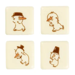 BrandNewCake Chocoladedecoratie Sneeuwpop 96st* Figuur Decoraties|Chocolade Decoraties