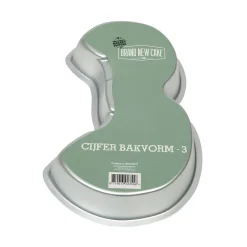 BrandNewCake Cijfer Bakvorm #3* Speciale Bakvormen
