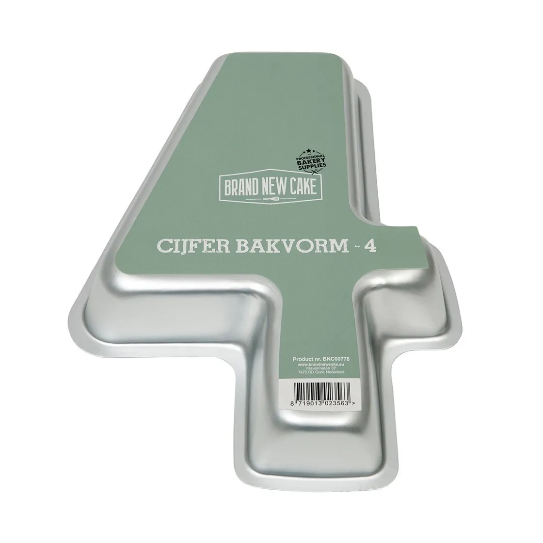 BrandNewCake Cijfer Bakvorm #4* Speciale Bakvormen