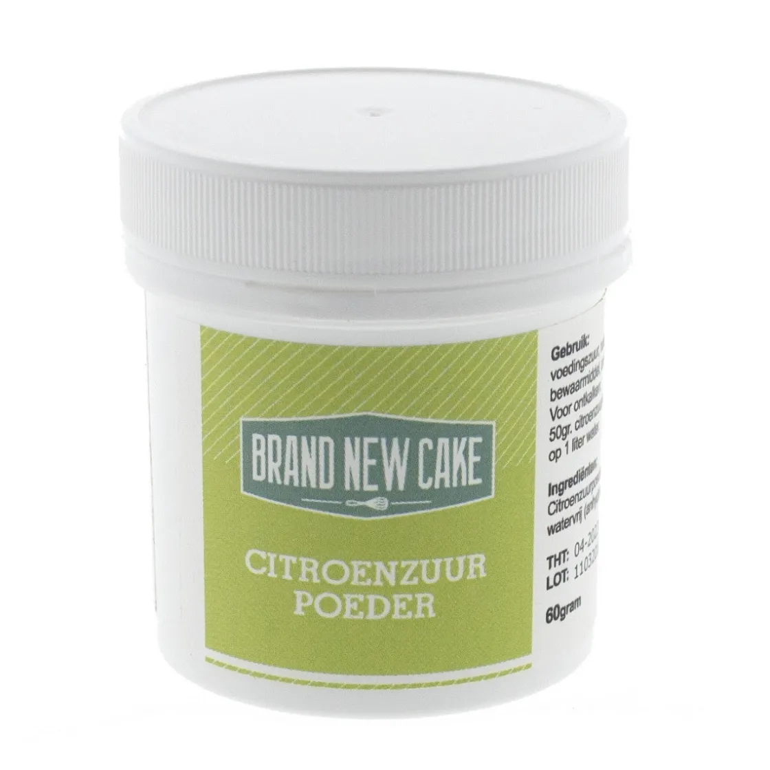 BrandNewCake Citroenzuur poeder 60 gram* Hulpstoffen