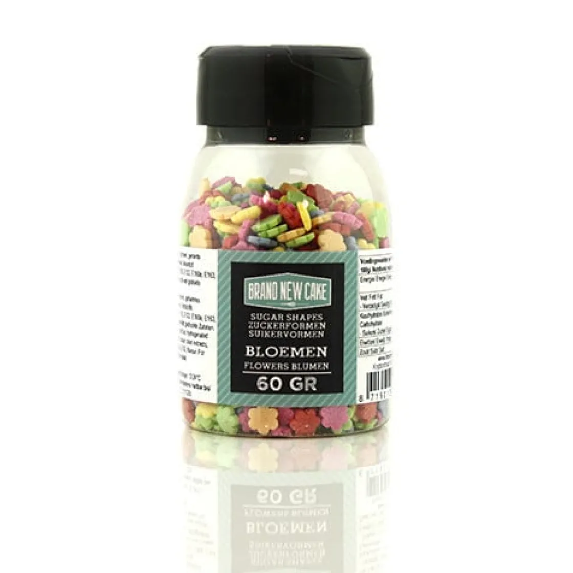 BrandNewCake Confetti Bloemen mix 60gr.* Ijsdips|Eetbare Strooisels