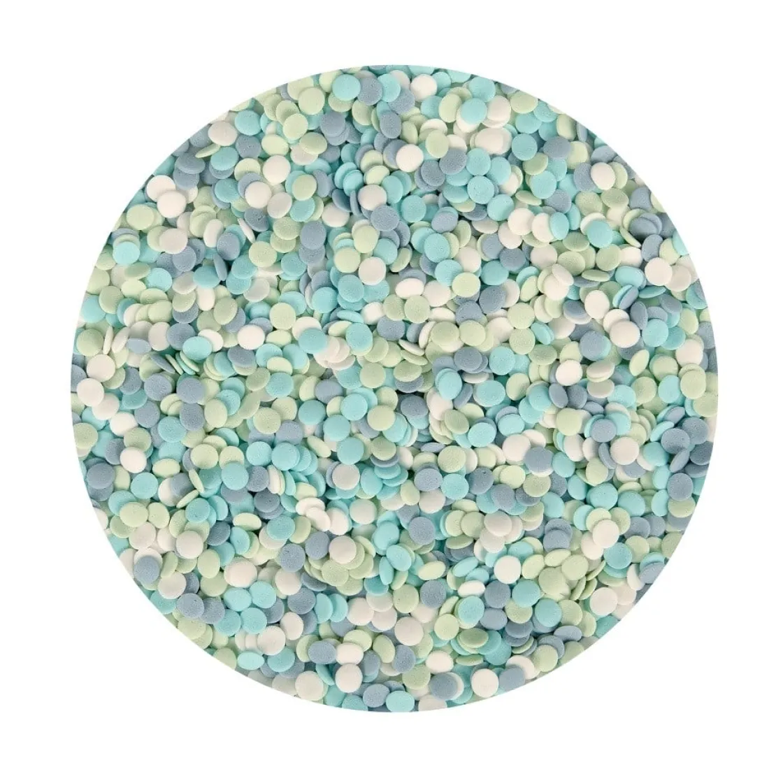 BrandNewCake Confetti Pastel Rondjes 6mm 60gr.*** Ijsdips|Eetbare Strooisels