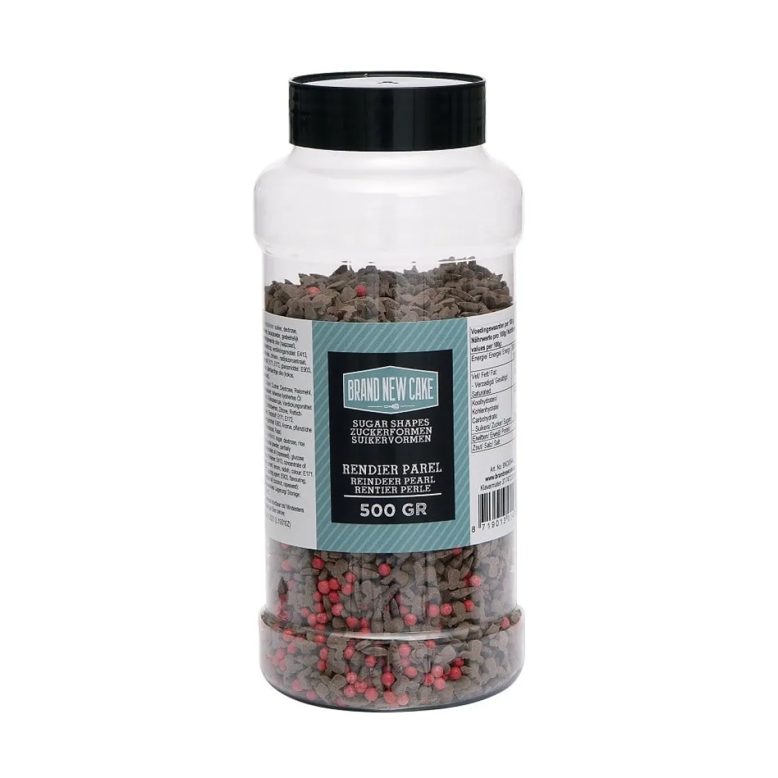 BrandNewCake Confetti Rendier Mix 500gr.* Eetbare Strooisels