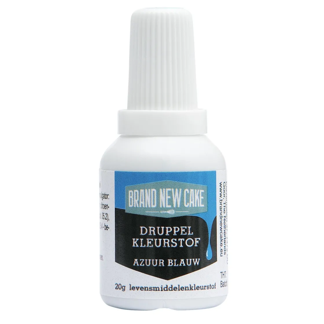 BrandNewCake Druppel Kleurstof Azuur Blauw 20gr* Vloeibare Kleurstoffen