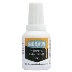 BrandNewCake Druppel Kleurstof Geel 20gr* Vloeibare Kleurstoffen
