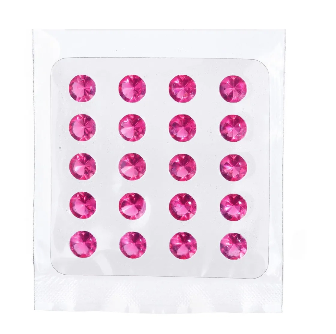 BrandNewCake Eetbare Jelly Diamanten Roze 20st* Figuur Decoraties