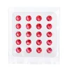 BrandNewCake Eetbare Jelly Diamanten Rood 20st* Figuur Decoraties
