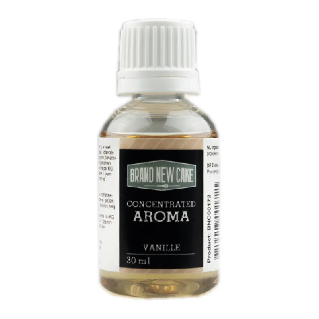 BrandNewCake geconcentreerde aroma Vanille 30ml* Smaakstoffen