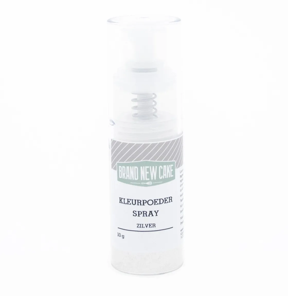 BrandNewCake Kleurpoeder Spray Zilver 10g* Poeder Kleurstoffen