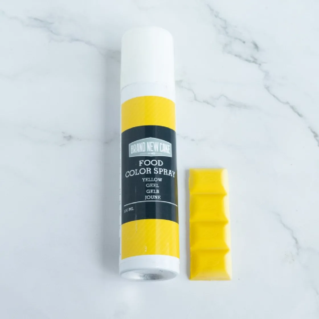 BrandNewCake Kleurspray Geel 100ml* Spray Kleurstoffen